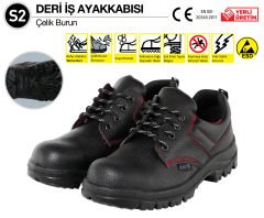 414 - (39 Numara) S2 DERİ İŞ AYAKKABISI