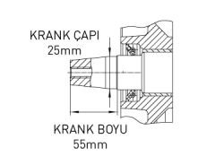 KAMA BY REIS KDK178FY DİZEL MOTOR