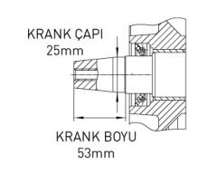 KAMA BY REIS KDK186FAY DİZEL MOTOR