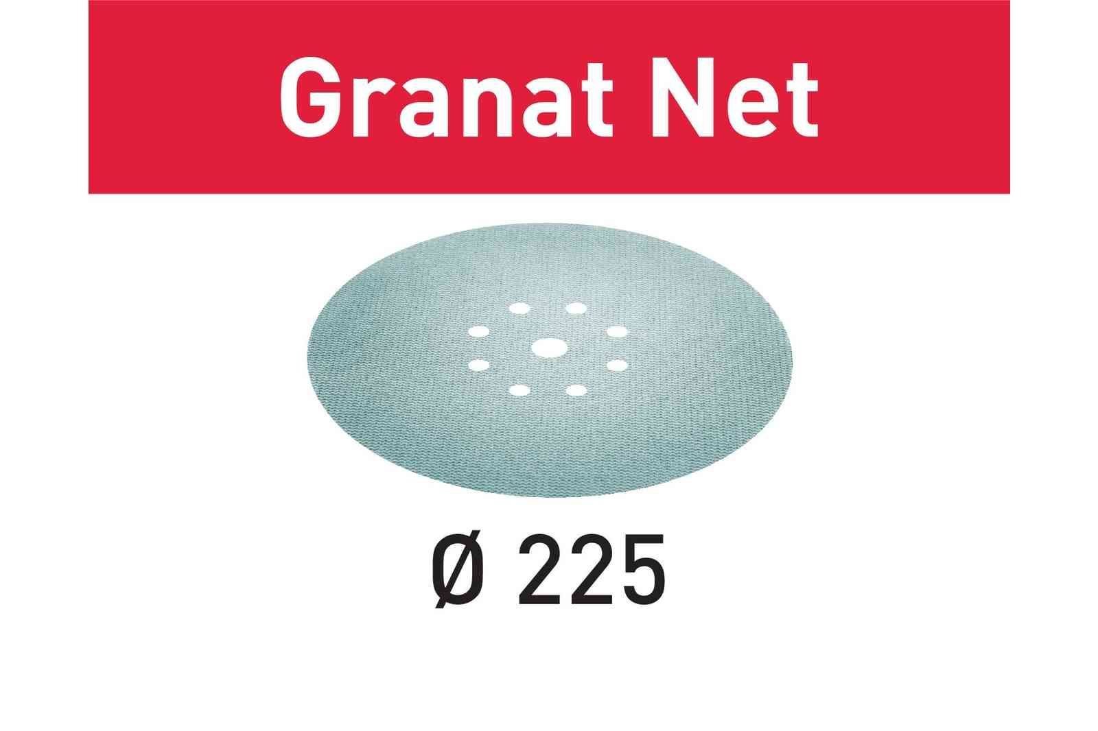 Fileli zımparalama malzemesi STF D225 P320 GR NET/25 Granat Net