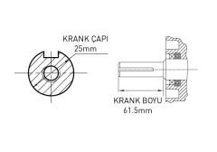 KAMA BY REIS KDK188F DİZEL MOTOR