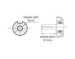 KAMA BY REİS KDK188FE MARŞLI DİZEL MOTOR