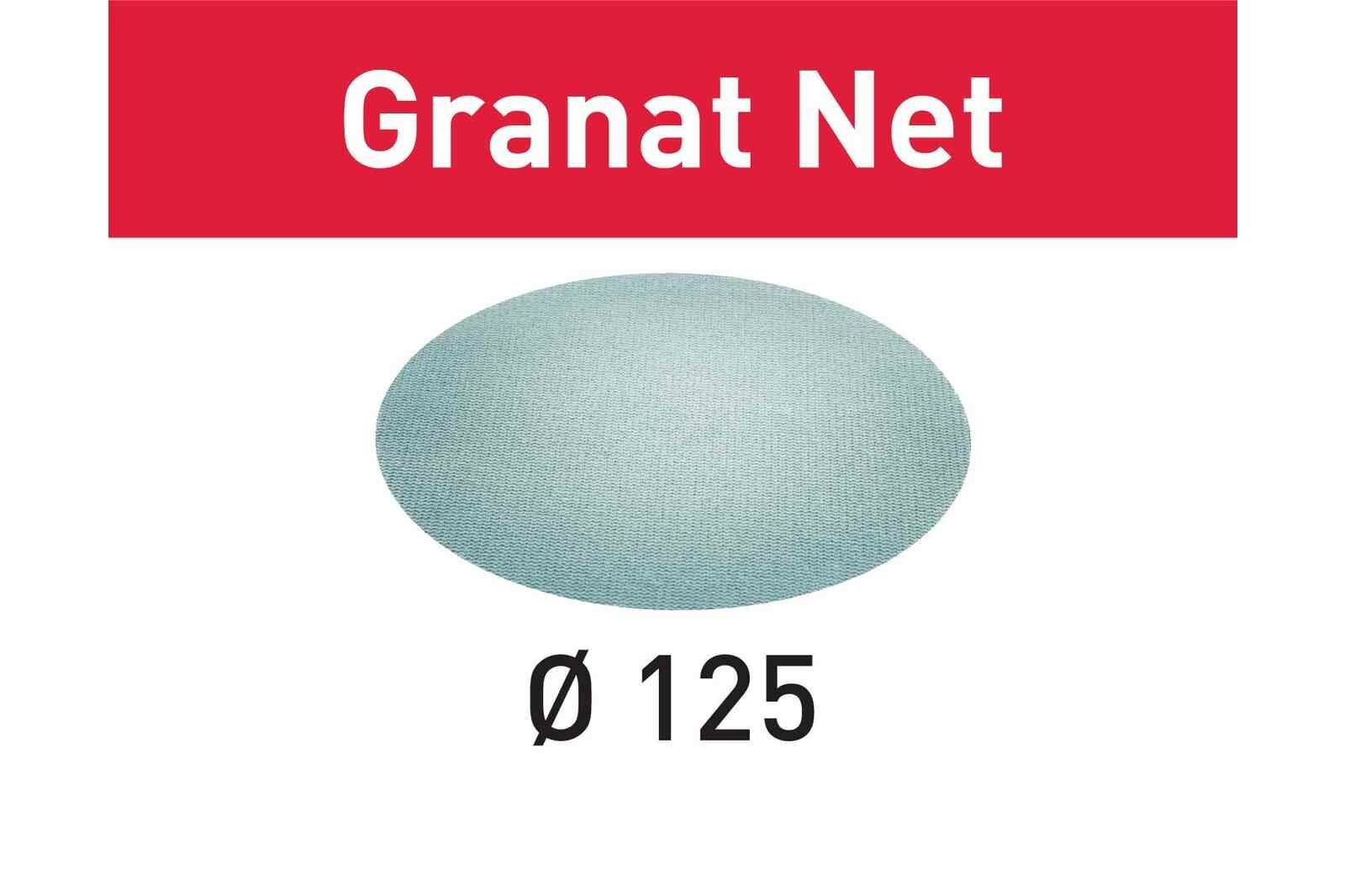 Fileli zımparalama malzemesi STF D125 P80 GR NET/50 Granat Net