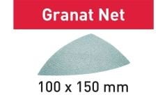 Fileli zımparalama malzemesi STF DELTA P220 GR NET/50 Granat Net