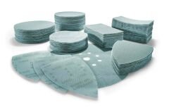 Fileli zımparalama malzemesi STF D125 P120 GR NET/50 Granat Net