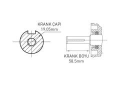 KAMA BY REIS KGL210MH BENZiNLi MOTOR