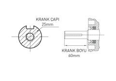 KAMA BY REIS KGL420MH BENZiNLi MOTOR