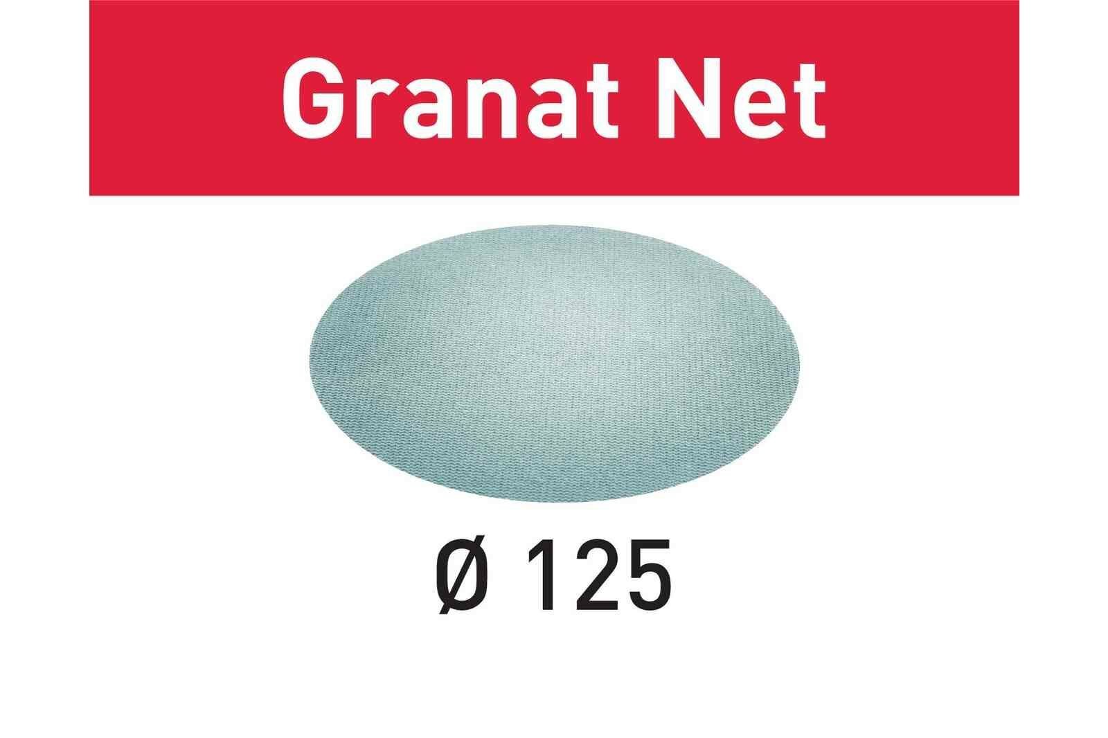Fileli zımparalama malzemesi STF D125 P150 GR NET/50 Granat Net