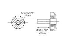 KAMA BY REIS KGL460MH BENZiNLi MOTOR