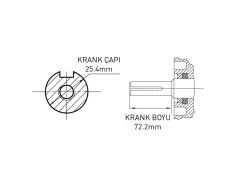 KAMA BY REIS KGL670MHE BENZİNLİ MOTOR
