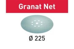 Fileli zımparalama malzemesi STF D225 P400 GR NET/25 Granat Net