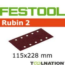 Zımparalama çizikleri STF 115X228 P80 RU2/50 Rubin 2
