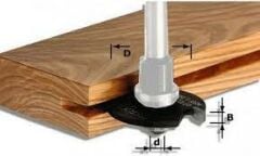 Diskli oluk frezesi HW D40x3
