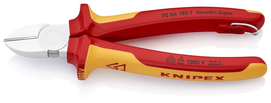 KNIPEX 70 06 180T ASMA HALKALI YAN KESKİ (VDE)