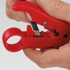 KNIPEX 16 60 06 COAX KABLO SIYIRMA ALETİ