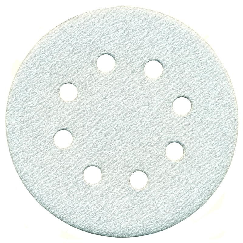 ALÜMİNYUM OKSİT CIRTLI 8 DELİKLİ DİSK ZIMPARA 125 mm 60 KUM