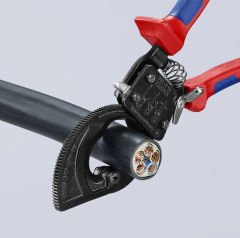 KNIPEX 95 31 250 CIRCIR MEKANİZMALI KABLO MAKASI