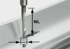 Alüminyum freze HS S8 D5/NL23