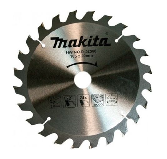 MAKITA D-52560 DAİRE TESTERE 165X24DİŞ