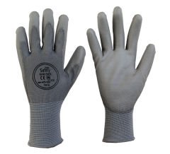 MAXSAFETY PU-020G POLYURETHANE COATING GLOVES (GRAY)