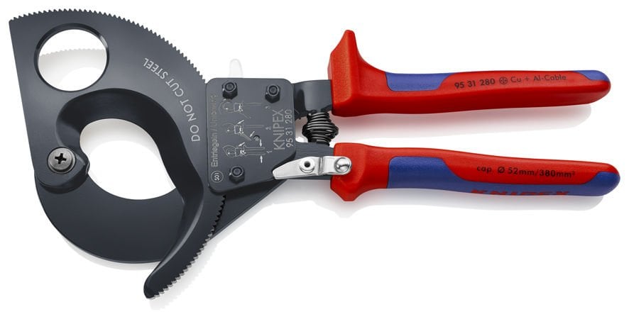 KNIPEX 95 31 280 CIRCIR MEKANİZMALI KABLO MAKASI