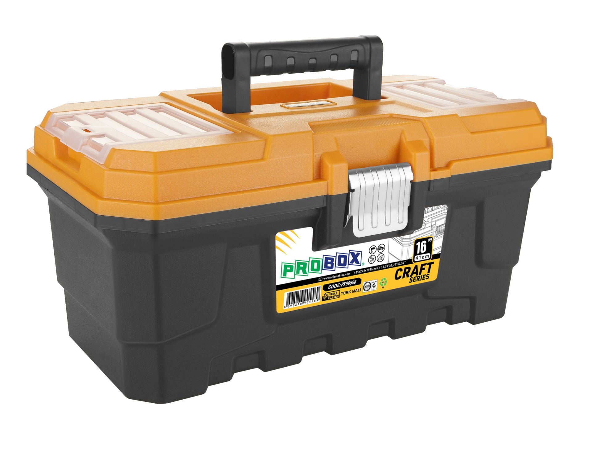 PROBOX PX90558 - 16'' METAL KİLİTLİ TAKIM ÇANTASI