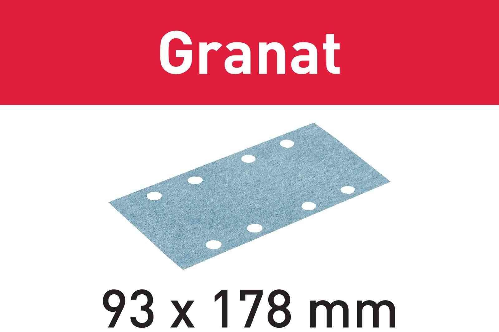 Zımparalama çizikleri STF 93X178 P40 GR/50 Granat