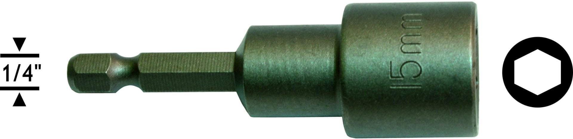 SOMUN ADAPTÖRÜ 1/4''x65x7 mm