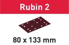 Zımparalama çizikleri STF 80X133 P150 RU2/50 Rubin 2