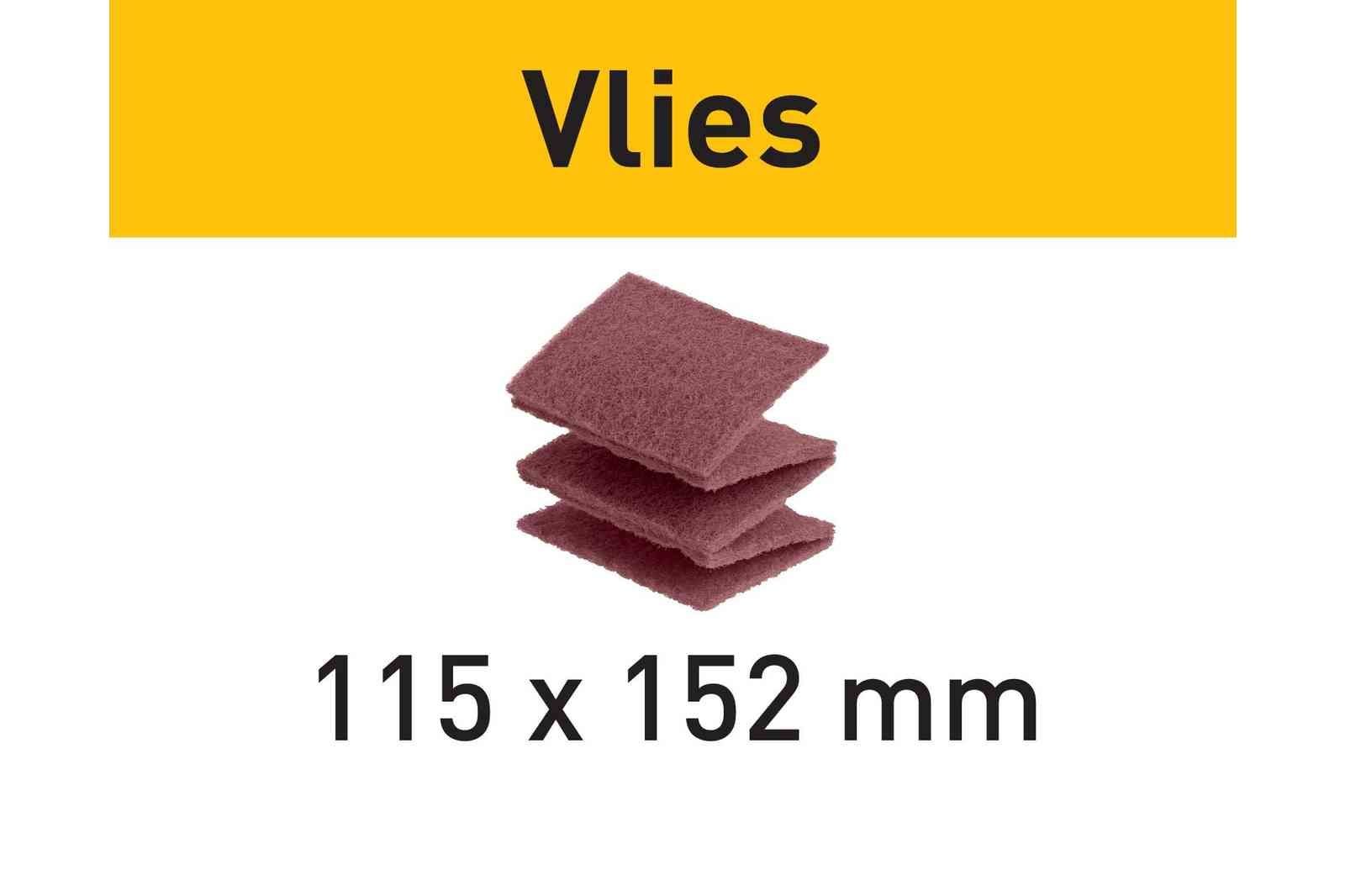 Nonwoven zımpara 115x152 MD 100 VL/25 Vlies