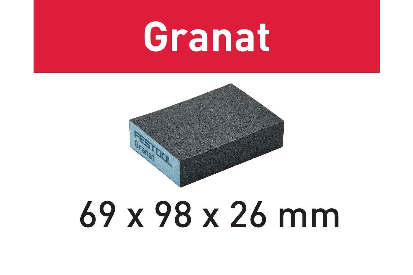 Zımpara kalıbı 69x98x26 120 GR/6 Granat