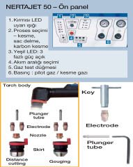 OERLİKON NERTAJET 50 PLAZMA KESME MAKİNASI (Endüstriyel Seri)