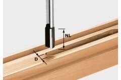 Oluk frezesi HW S12 D16/45