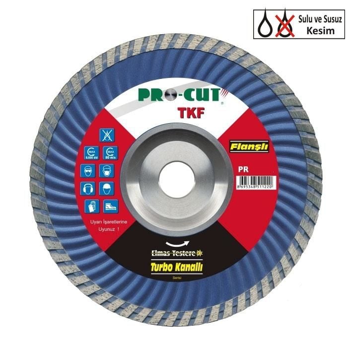 PRO-CUT 51122 180 TKF FLANŞLI ELMAS TESTERE