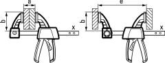 BESSEY EZ30-8 CIRCIR MEKANİZMALI TEK EL İŞKENCE (İÇ-DIŞ)