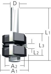 MAKITA ECONOMYTONGUE &GROOVE SET(609811)